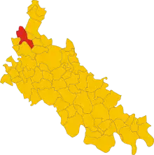 Localisation de Mulazzano