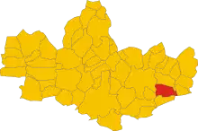 Localisation de Ornago