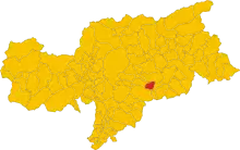 Localisation de Ortisei