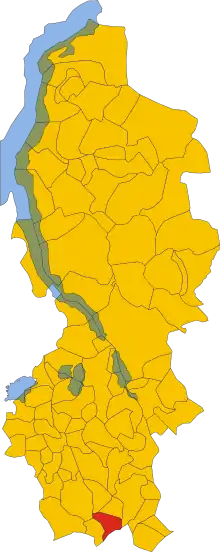 Localisation de Osnago
