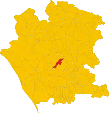 Localisation de Pastorano