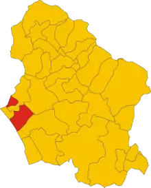 Localisation de Pietrasanta