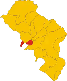 Localisation de Podenzana