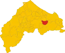 Localisation de Polverigi