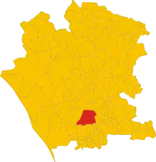 Localisation de San Tammaro