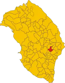 Localisation de Sanarica