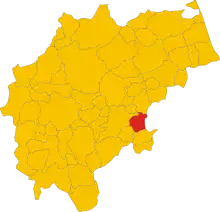 Localisation de Sant'Angelo in Pontano