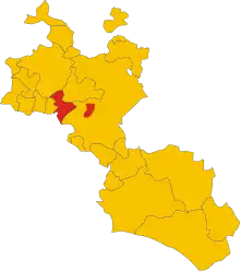 Localisation de Serradifalco