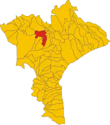 Localisation de Serrastretta
