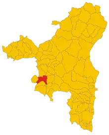 Localisation de Sorgono