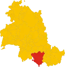 Localisation de Spolète