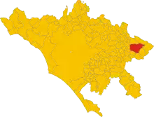 Localisation de Subiaco