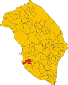 Localisation de Taviano