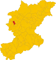 Localisation de Vallada Agordina