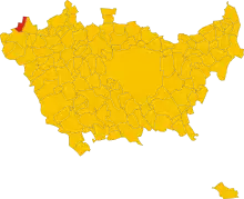 Localisation de Vanzaghello