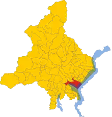 Localisation de Verbania