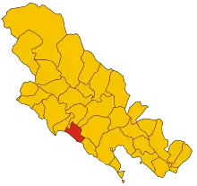 Localisation de Vernazza