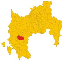 Localisation de Villamassargia