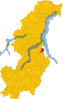 Localisation de Civenna