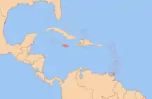 Description de l'image Map of the West Indies Federation.svg.