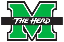 Description de l'image Marshall Thundering Herd logo.svg.