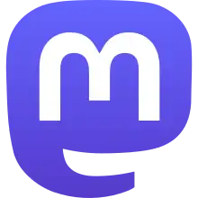 Description de l'image Mastodon logotype (simple) new hue.svg.