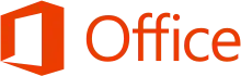 Description de l'image Microsoft Office 2013-2019 logo and wordmark.svg.