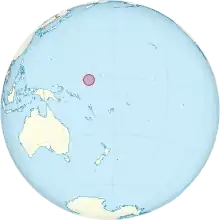 Description de l'image Nauru on the globe (Polynesia centered).svg.