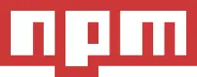 Description de l'image Npm-logo.svg.