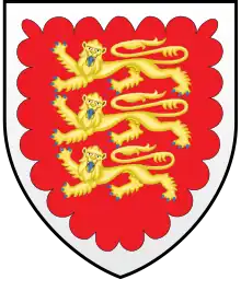 Description de l'image Oriel_College_Oxford_Coat_Of_Arms.svg.