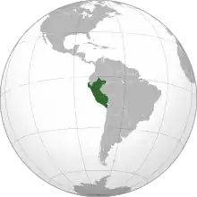 Description de l'image Peru (orthographic projection).svg.