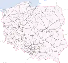 Description de l'image Poland rail map.svg.