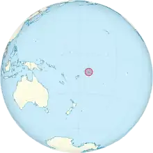 Description de l'image Samoa on the globe (Polynesia centered).svg.