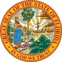Description de l'image Seal of Florida.svg.
