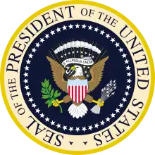 Description de l'image Seal of the President of the United States.svg.