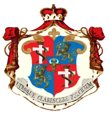 Description de l'image Sturdza family coat of arms (Eugene Rizo Rangabé version).svg.