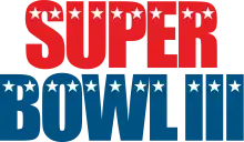 Description de l'image Super Bowl III logo.svg.