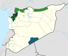 Description de l'image Syrian opposition map.svg.