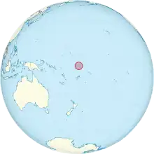 Description de l'image Tuvalu on the globe (Polynesia centered).svg.