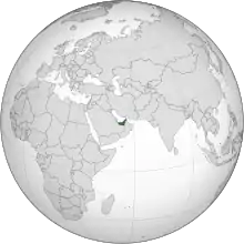 Description de l'image United Arab Emirates (orthographic projection).svg.
