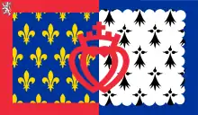 Description de l'image Unofficial flag of Pays-de-la-Loire.svg.