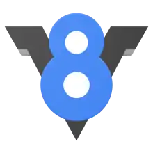 Description de l'image V8 JavaScript engine logo 2.svg.