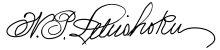 Signature de Leleiohoku II