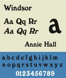 Description de l'image Windsor_fontsample.svg.