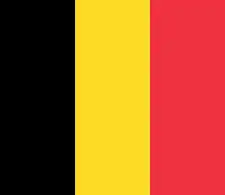 Drapeau d'État de la Belgique.