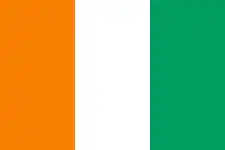 Drapeau de la Côte d'Ivoire