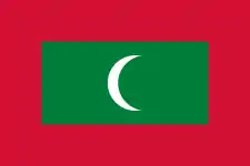 drapeau des Maldives