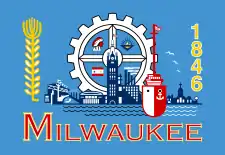 Drapeau de Milwaukee.