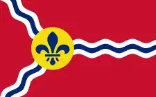 Drapeau de Saint-Louis.