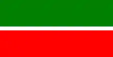 Drapeau du Tatarstan.